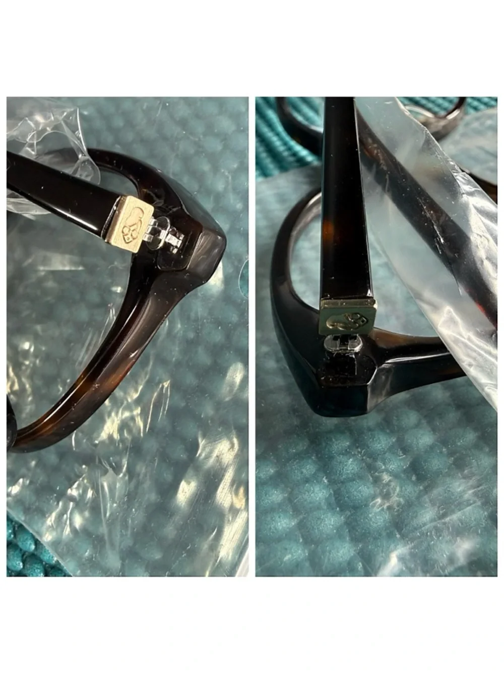 Alice + Olivia Hayes Dark Brown Tortoise Glasses